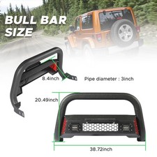 Front Bull Bar Push Bumper Grille Guard Stainless For Toyota Tacoma 2005-2015 Front Bull Bar Push Bumper Grille Guard Stainless For Toyota Tacoma 2005-2015
