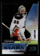 2020-21 Upper Deck Synergy Exceptional Stars John Gibson Anaheim Ducks #ES-23