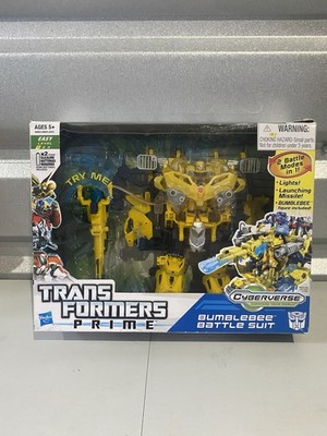 Transformers Prime Cyberverse Command Your World Bumblebee Battle Suit