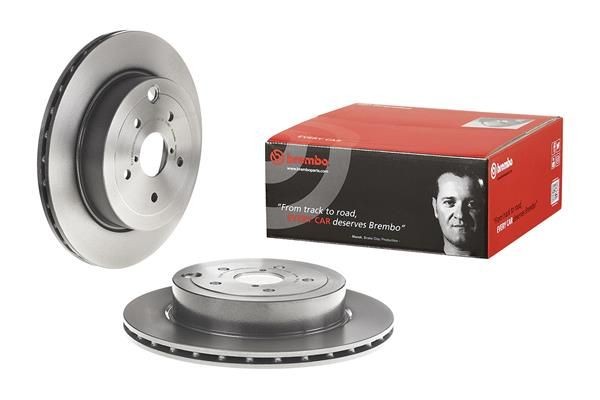 2x Rear Brake Disc Fits Subaru Impreza WRX BREMBO