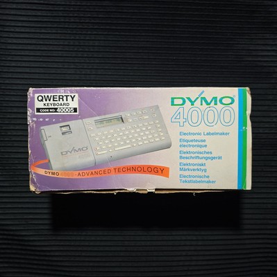 Dymo 4000 Electronic Label Maker QWERTY Keyboard With Box - Brand New