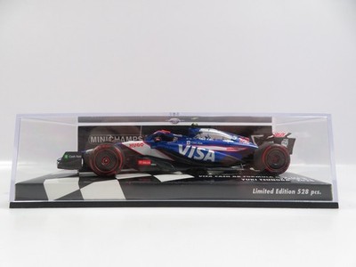 1:43 Minichamps 417240122 Visa Cash RB VCarb 01 Tsunoda 2024 