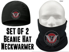 Folland Football Fleece Beanie Hat with Snood Neck Warmer Set Christmas Gift