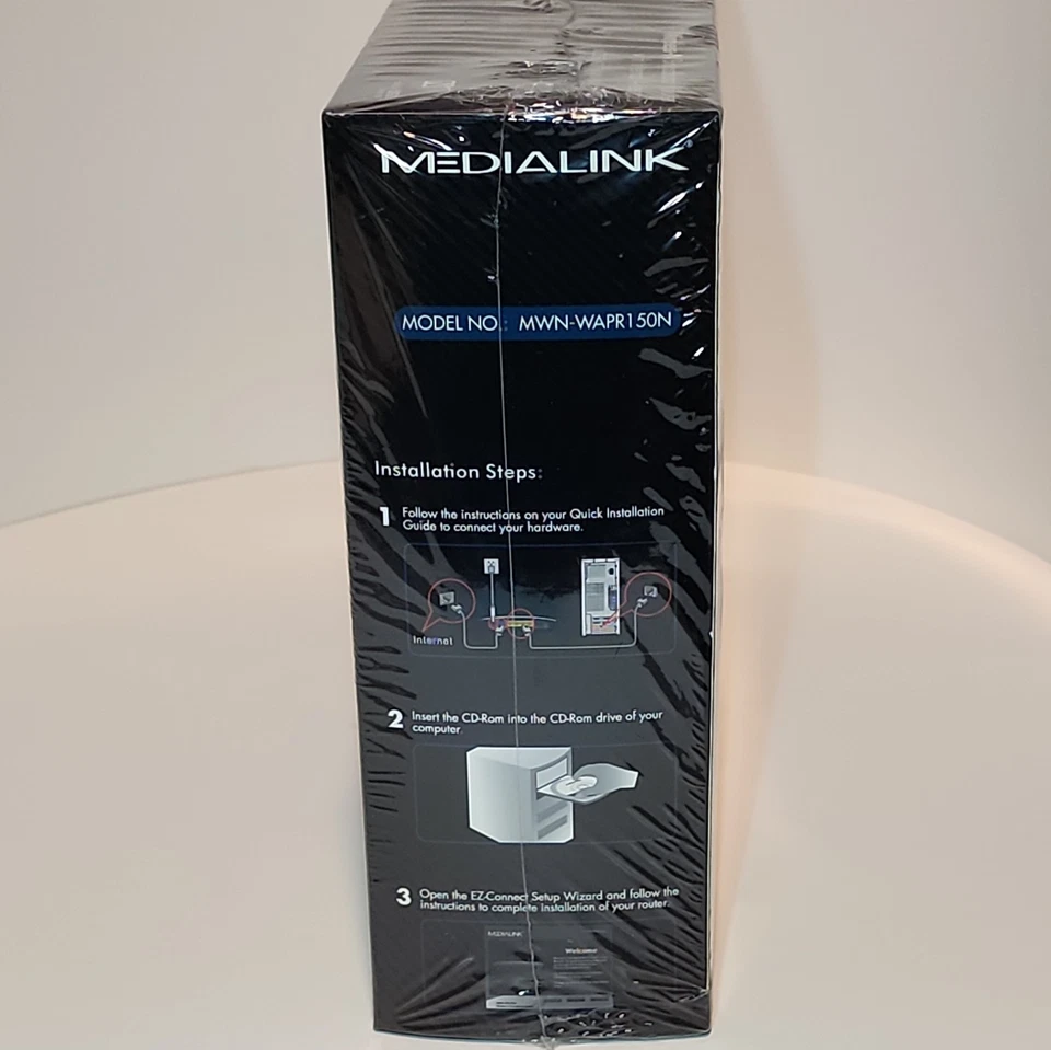 Medialink MWN-WAPR150N 150 Mbps 4-Port 10/100 Wireless N Router - Image 4 of 4