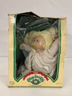 Vtg Coleco Cabbage Patch Doll Girl Green '84 Tush Minor Damage On Packaging