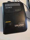 Vintage Sony Walkman WM-FX103 FM/AM Radio, MEGA Base, With Original Headphones
