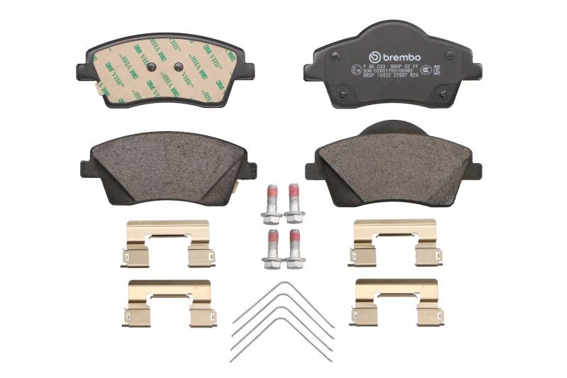 Für BREMBO P 86 033 HAM PADS. PRZEDNIE FRONT VOLVO/VOLVO ASIA - Bild 6