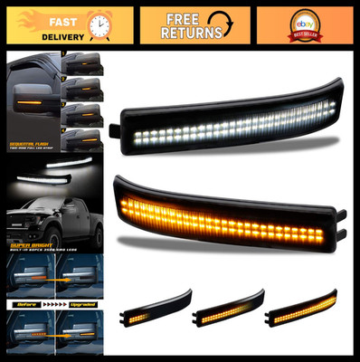 Sequential Switchback LED Turn Signal Light for 2009-2014 Ford F150 - Smoked Len