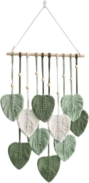 Makramee Wandbehang Handgefertigt Boho Deko FüR Wohnzimmer Schlafzimmer-image