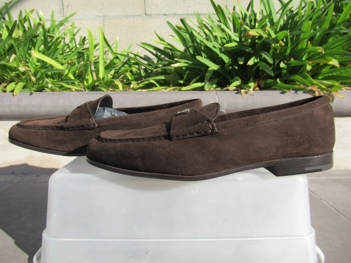 PRADA Suede Loafers & Slip Ons Casual Shoes for Men for sale 