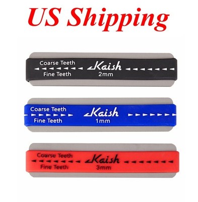 Fret Crowning File with Coarse/Fine Cutting Edges for Narrow/Medium/Jumbo Fret