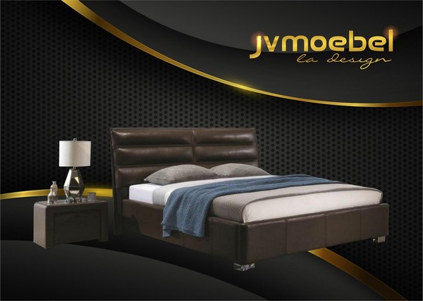 MöBel Luxus Modern Betten Polster Gestell Betten Schlafzimmer Design 160X200 Neu-image