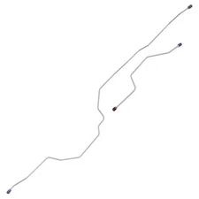 Rear Axle Brake lines Drum Brake Preformed 1987-96 Ford F150 OE Steel 2pc