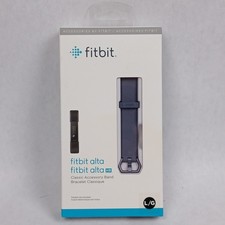 Genuine Fitbit Alta & Alta HR Classic Accessory Band Gray Large L/G New