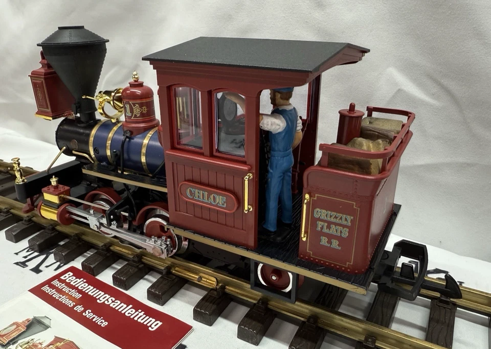 LGB 20130 G Scale Grizzly Flats Chloe Steam Locomotive LN/Box - Image 4 of 4