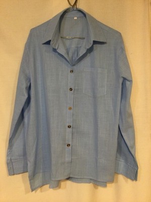 Loose Fit Blue Shirt / Blouse - Size M - NEW