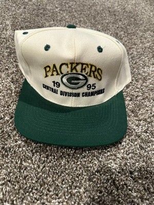 VTG Green Bay Packers 1995 NFC Central Division Champs Snapback Hat Embroidered