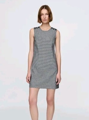 NWT Gap x Doen Gingham Denim Mini Sailor Tank Dress Sz 4 Navy Blue Ivory  $98 | eBay