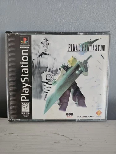FINAL FANTASY VII 7 (Sony PlayStation 1 PS1, 1997) Black Label Game Complete CIB
