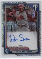 2024 Bowman Chrome Prospect Mega Box Auto Devin Saltiban #BMA-DS Auto 02u3