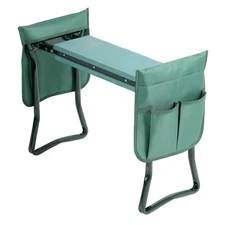 Garden Kneeler and Seat, Foldable Kneeling Bench with Sturdy Soft EVA Foam Pad..