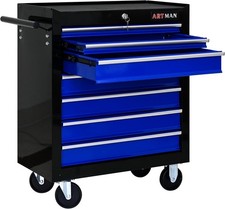 7-drawer Tool Cart On Wheels7 Drawers Rolling Tool Chest Tool Box With Key Lock