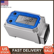 1 Inch Turbine Digital Diesel Fuel Flow Meter Oval Gear Flow Gauge Npt Flowmeter
