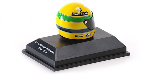 Minichamps 1:8 HELMET CASCO AYRTON SENNA WORLD CHAMPION 1991 - 540309101 - Picture 2 of 4