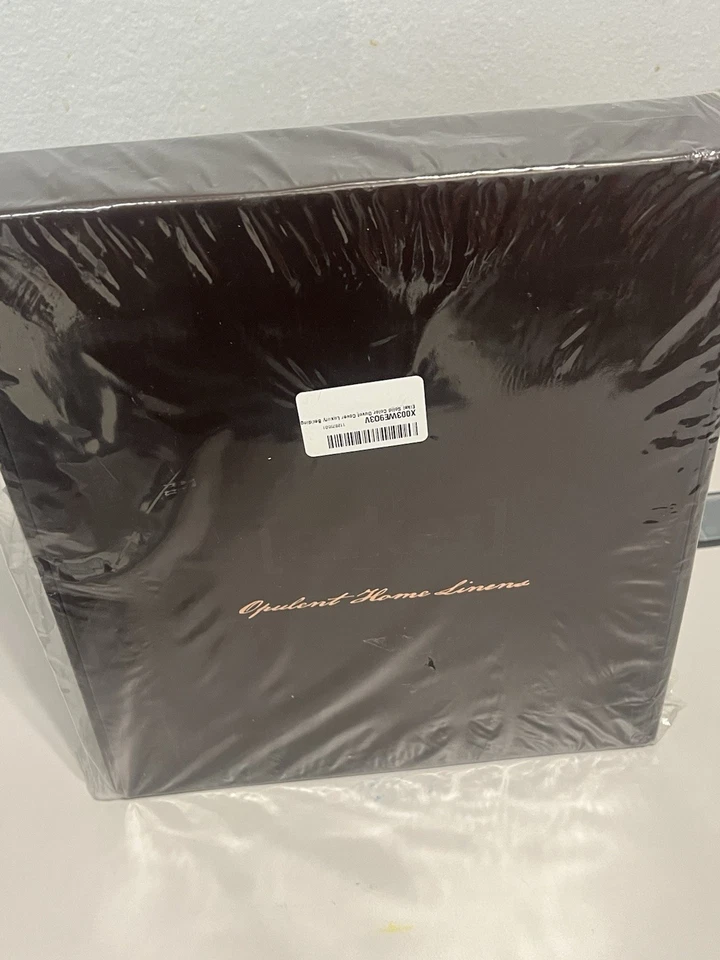 Juego de cama de lujo funda nórdica de algodón egipcio color liso Eikei hilo alto Foto 2 de 3