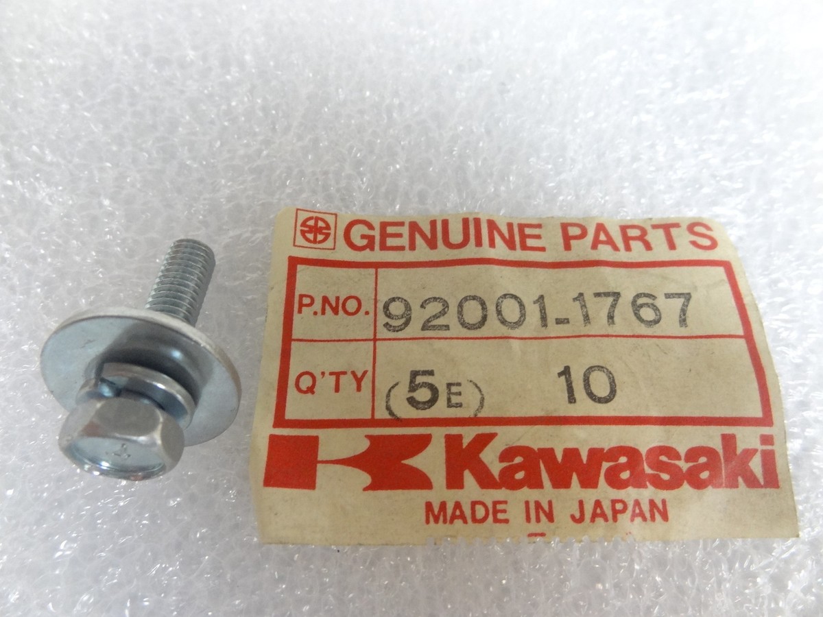 Kawasaki NOS NEW 92001-1767 Bolt 6x25 KZ KZ1000 Police | eBay