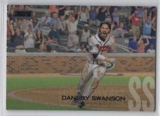 DANSBY SWANSON 2018 Topps Stadium Club BLACK FOIL Base Parallel #86 Braves