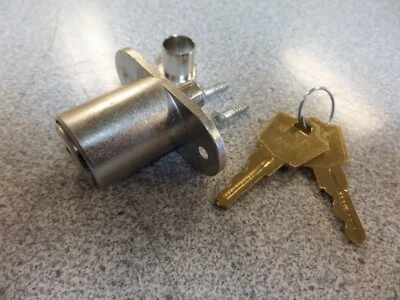 ESP 1030FM PUSH IN SHOWCASE LOCK KEYED ALIKE ES201 KEY