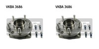 Skf 2X Radnabe Radlagersatz Hinterachse FüR Jaguar X-Type CF1 CF1 X400