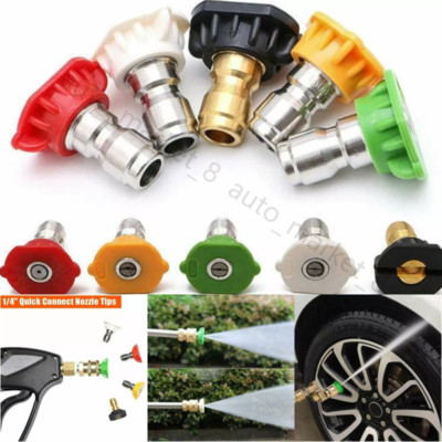 5-Piece 1/4 Pressure Washer Nozzle Tips High-Performance Spray Set