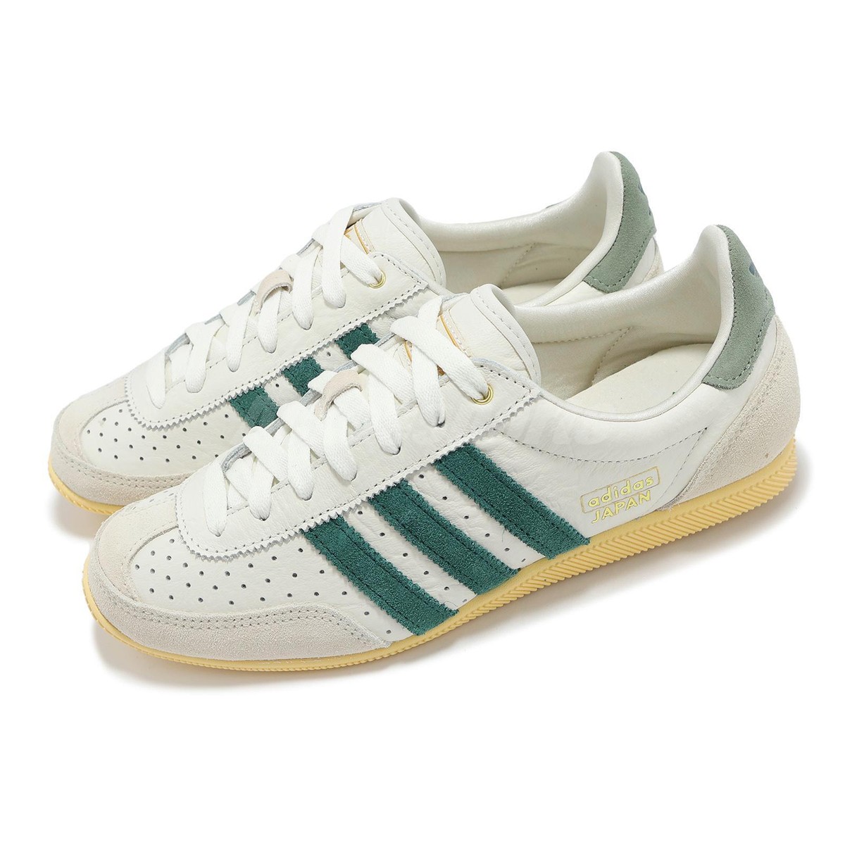 スニーカー adidas Japan White Green JI2663 adidas Originals Japan W Off White Collegiate Green Women