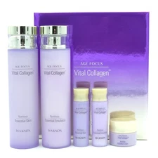 ISA KNOX Age Focus Vital Collagen Skincare Set 5 Items Anti Wrinkle K-Beauty