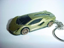 HOT 3D LAMBORGHINI SIAN FPK CUSTOM KEYCHAIN KEY CHAIN keyring BLING hot wheels