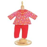 Corolle 17 Les Classiques Cherry Pants Set For Baby Dolls Red Orange France Corolle 17 Les Classiques Cherry Pants Set For Baby Dolls Red Orange France