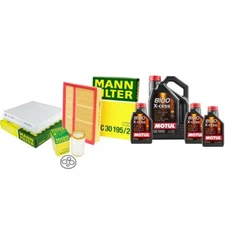 8L Motul 8100 X-CESS 5W-40 Mann Oil Filter Service Kit For W163 ML350 3.7L 03-05