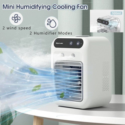 Portable Air Conditioner Quiet 2 Speed mist Air Cooler /Humidifier /Cooling Fans - Picture 3 of 16