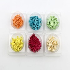 100 Pcs Dental Fixing Wooden Wedges Interdental Composite Contoured Restoration