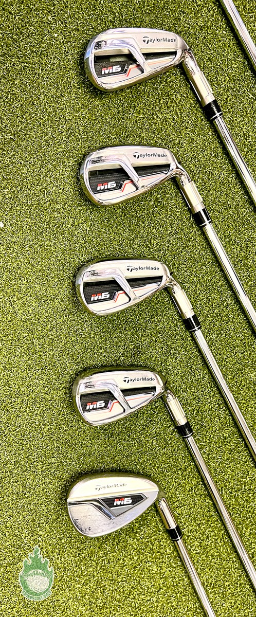 Used RH TaylorMade M6 Irons 5-PW/SW Japan-Spec 85g Regular Used RH TaylorMade M6 Irons 5-PW/SW Japan-Spec 85g Regular