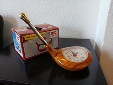 Vintage RTC RON- 905 Novelty GOLF Quartz Alarm Clock with Ink Pen Shaft 