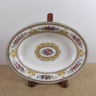 Wedgwood Columbia 9.75" Oval Vegetable Bowl Multicolor Green Mark