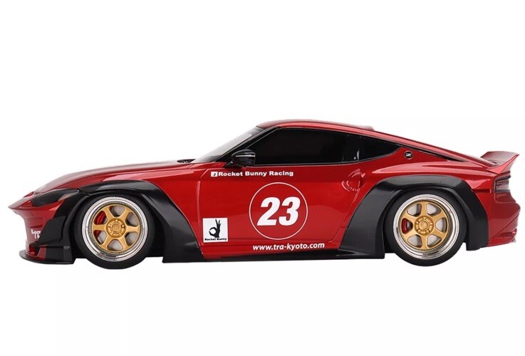 1:18 NISSAN Z (RZ34) PASSION RED PANDEM ROCKET BUNNY #23 TOP SPEED