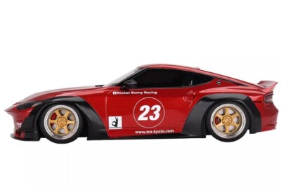 1:18 NISSAN Z (RZ34) PASSION RED PANDEM ROCKET BUNNY #23 TOP SPEED