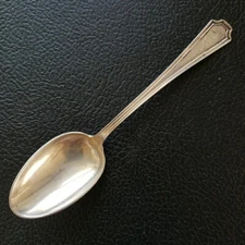 Gorham / William B Durgin STERLING SILVER SPOON monograms 1910 A. Newsalt 5.75"