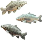 Set Of 3 Carp Fish Handcrafted In English Pewter Badges TSB F42 F35 F36