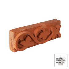 Arts & Crafts Floral Slip "BRITANNIA BRICKS" Decorative Handmade Special Brick