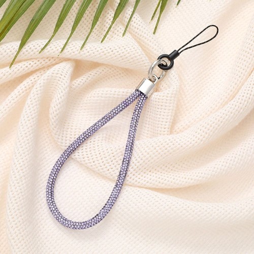 Bright Rhinestone Phone Lanyard Bling Bling Hanging Cord Phone Accessories - Photo 12 sur 14